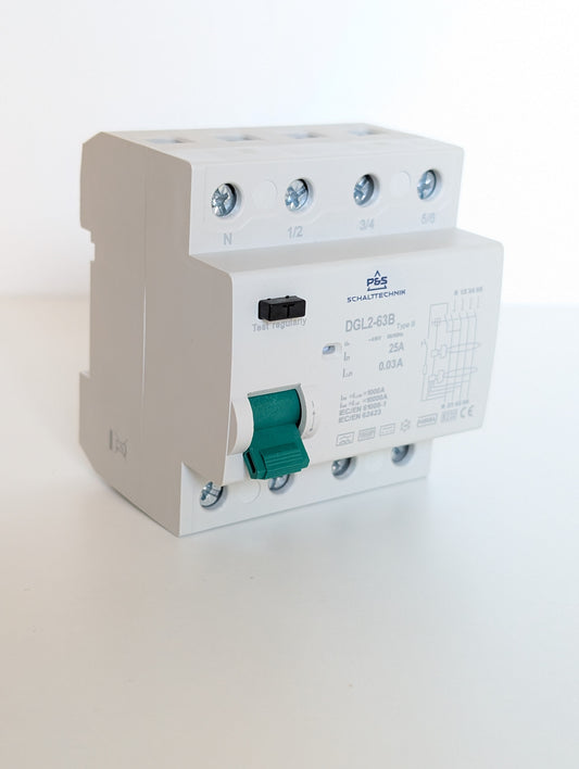 FI Typ B 25A 30mA 4-polig kaufen | DEKRA geprüft | PV & Wallbox